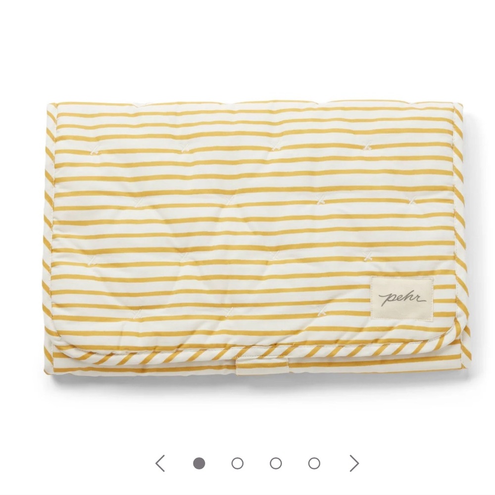 Pehr Yellow Striped Kids Blanket